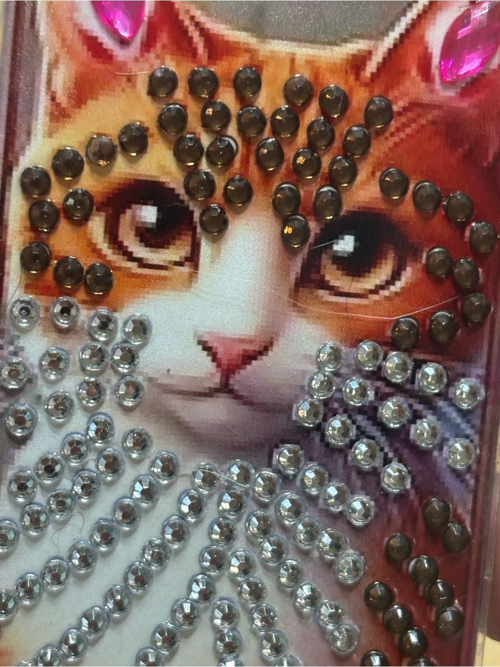 Gorgeous Orange Tabby Diamond Art Bookmark